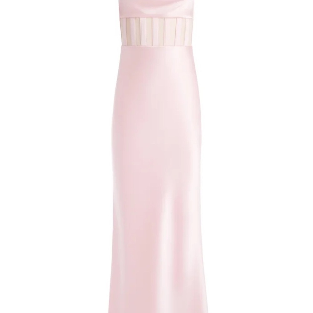 Alice + Olivia VALENTINA DRAPED CORSET MAXI DRESS Prom Formal Wedding 14